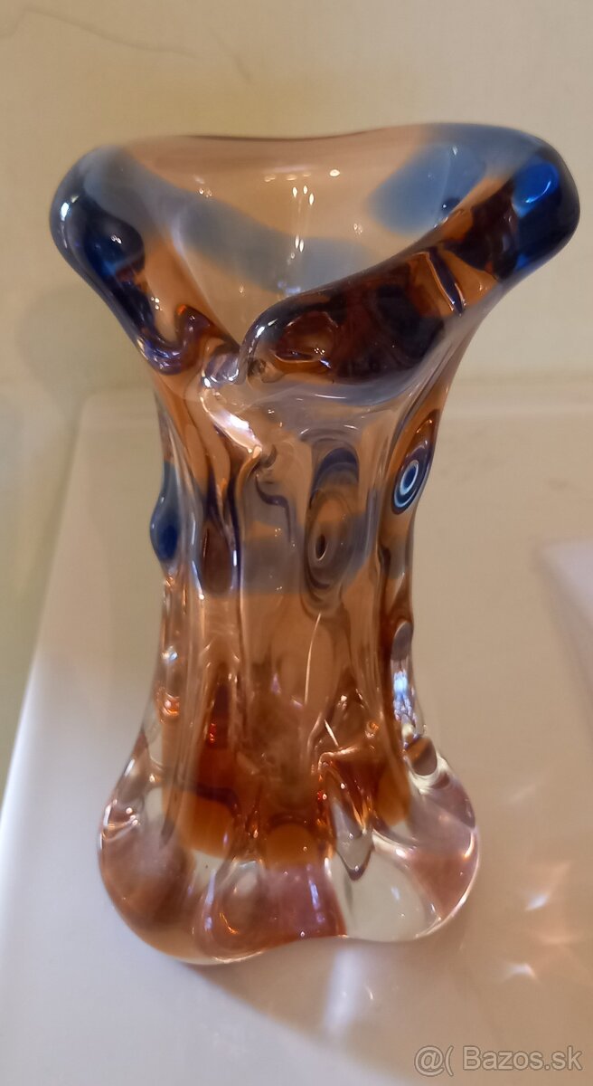Vaza a kosik hutne sklo - 3