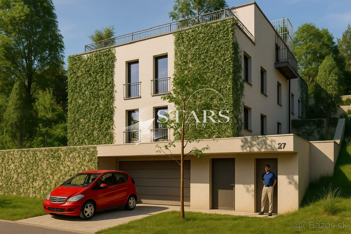 Koliba – 732 m² stavebný pozemok s projektom na 3 byty, výhľ - 3