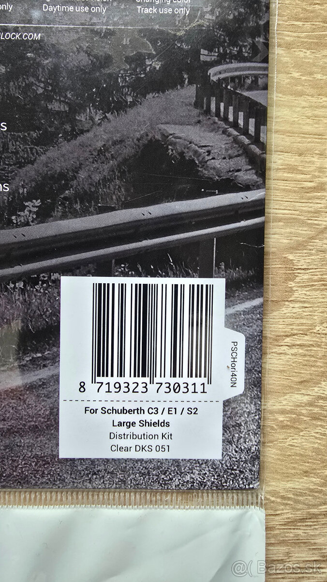 Pinlock 70 XL-3XL Schuberth C3, C3 Pro, S2, E1 - 3