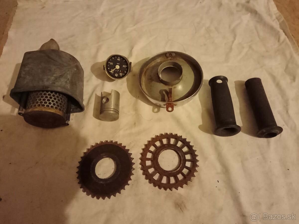 diely na pioniera 21 a jawa 90 brýle predných tlmičov a babe - 3