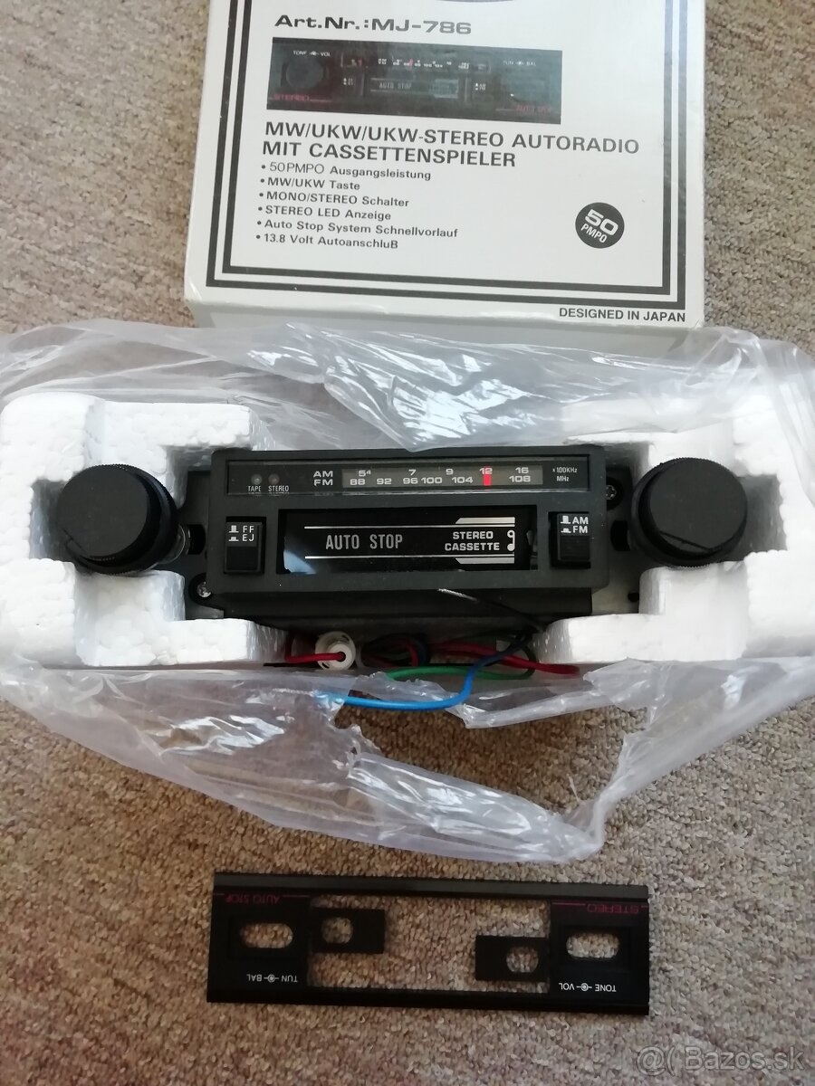 Retro autorádio a reproduktory - 3