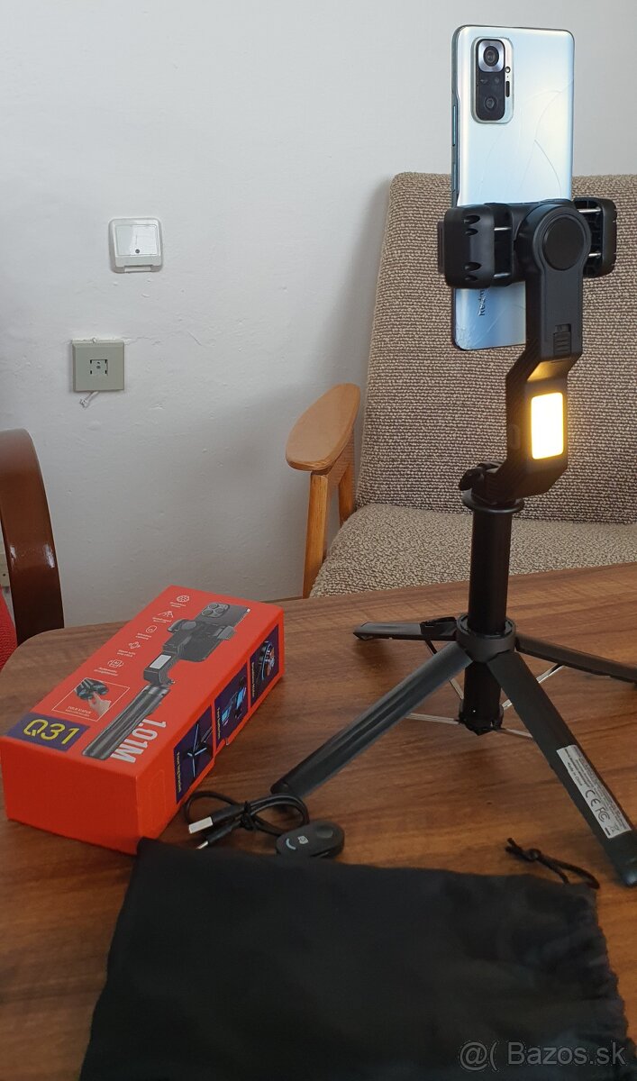 statív so stabilizatorom a pridavnym svetlom - 3