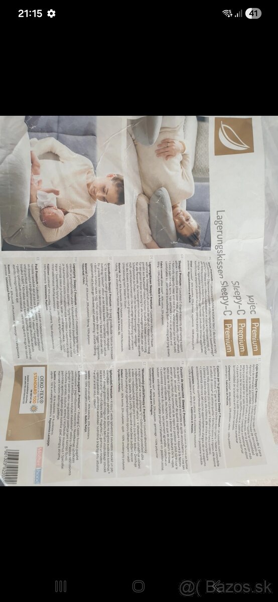 Tehotenský vankúš Sleepy-C Premium - 3