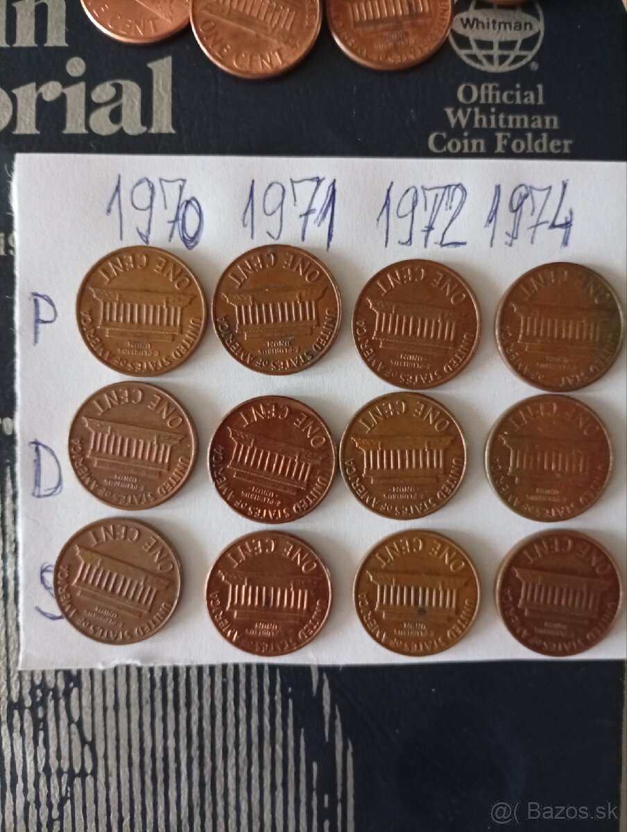 Mince USA Lincoln ONE CENT - 3