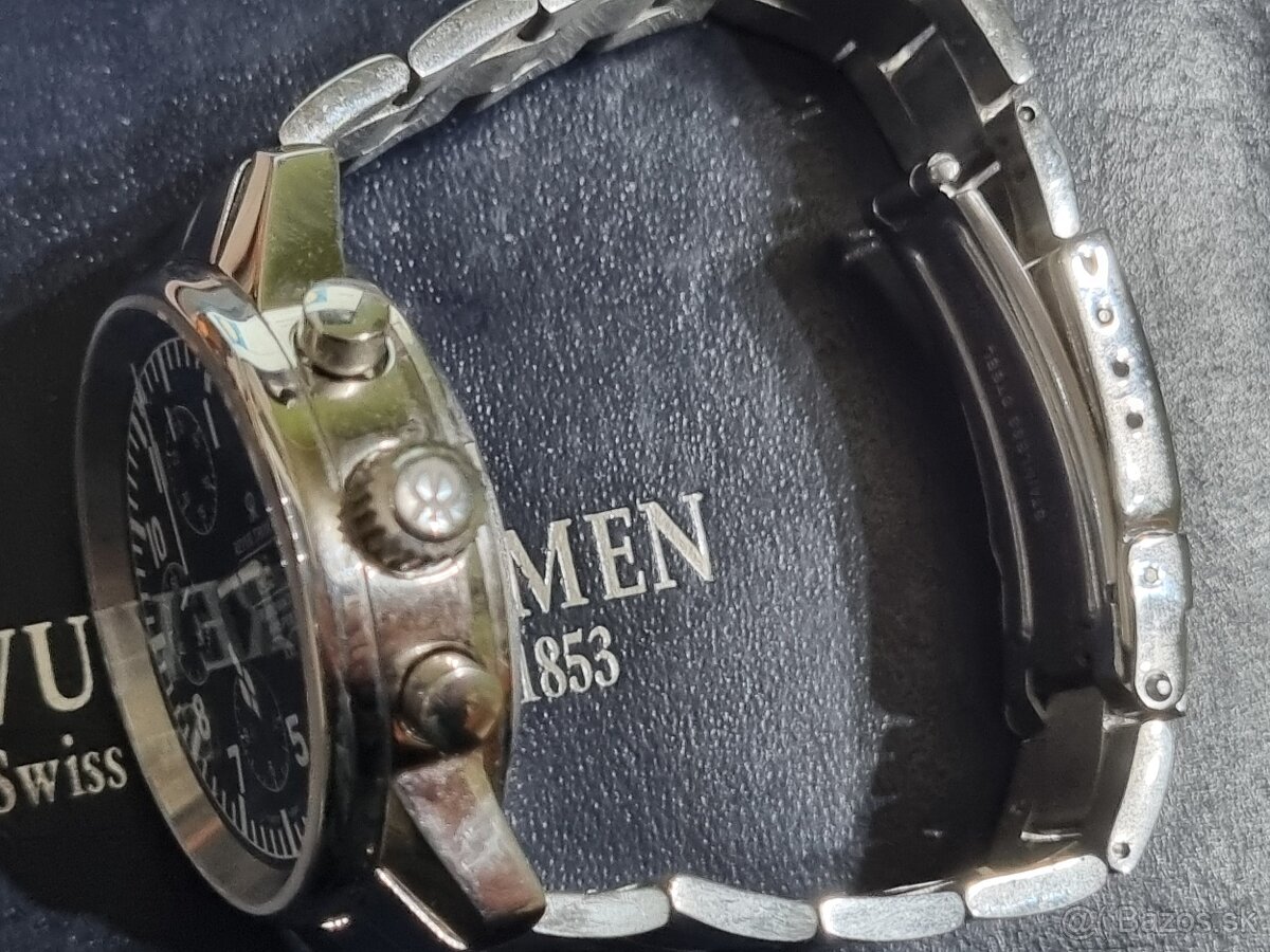 Náramkové hodinky,chronograf Revue,day,date,automatic. - 3