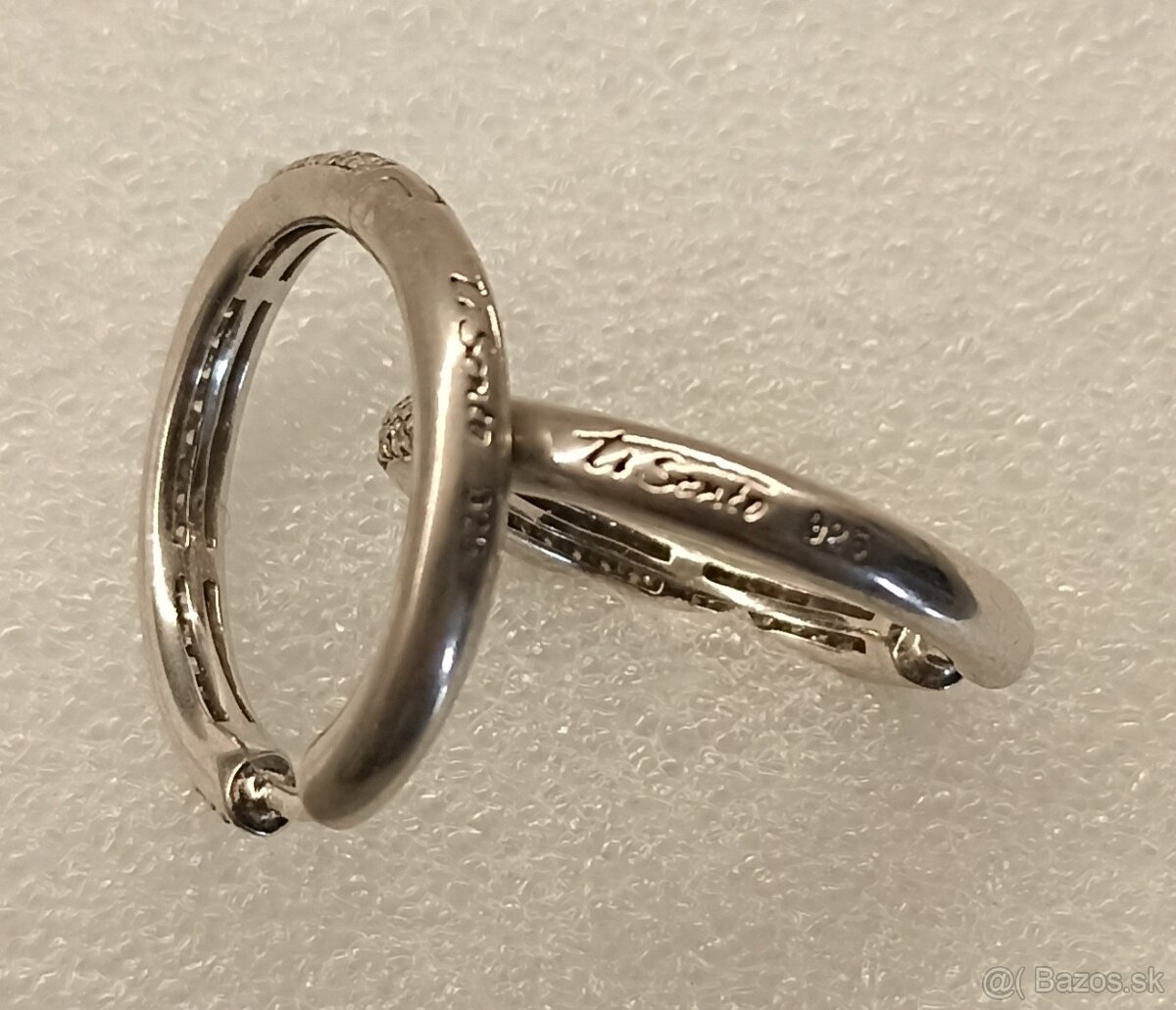 Strieborné náušnice značky TI SENTO - 3