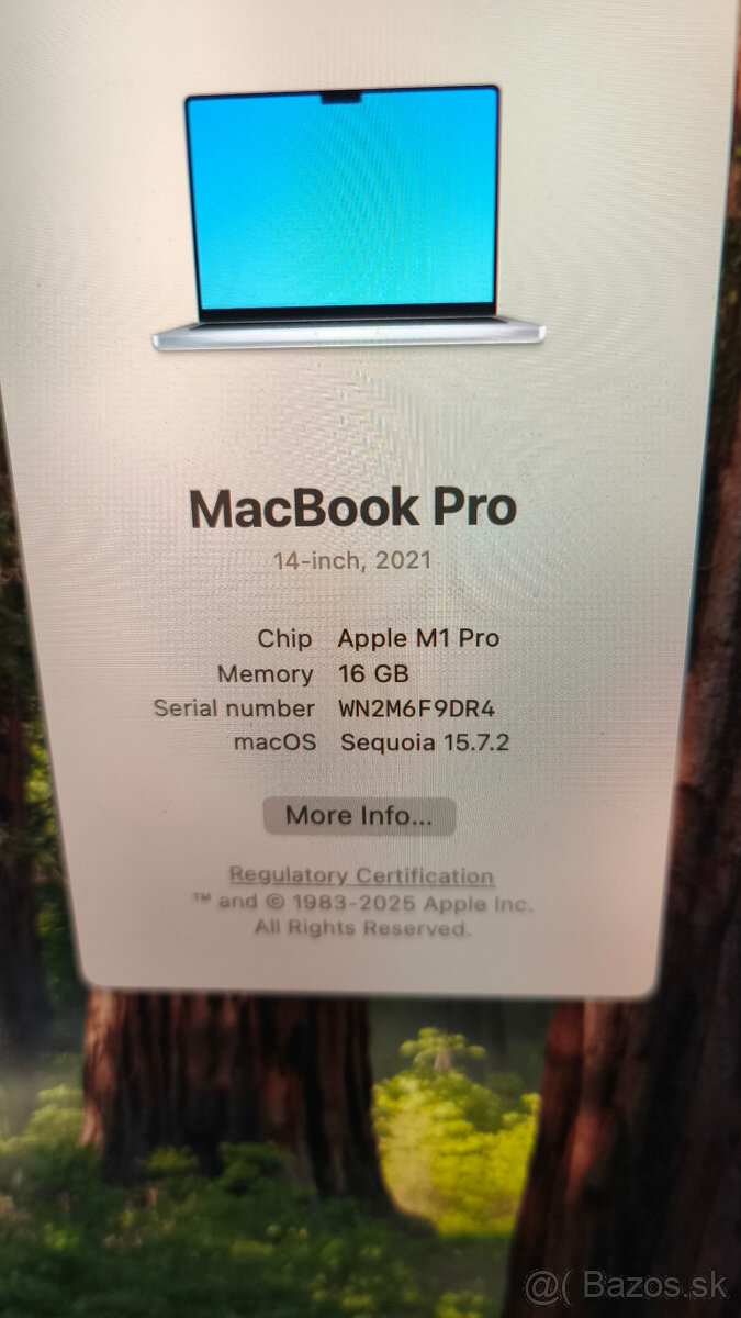 Predam Macbook Pro 14 M1 PRO 16GB RAM 512 GB SSD - 3