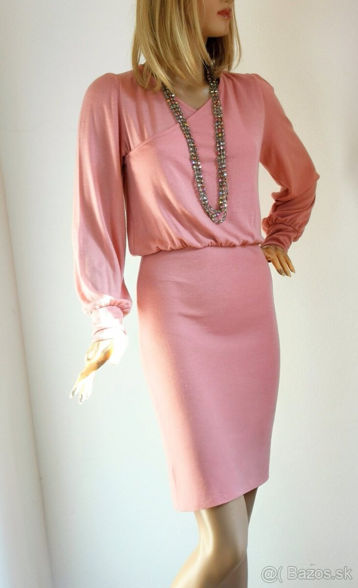 Elegantné merino šaty vo veľkosti XS /S - 3