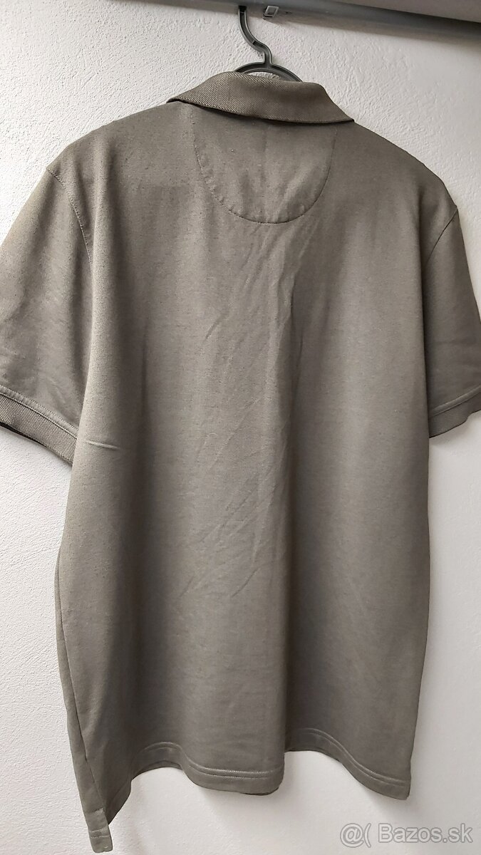 Pánska košeľa zn.Van Heusen krátky rukáv, khaki ,XL - 3
