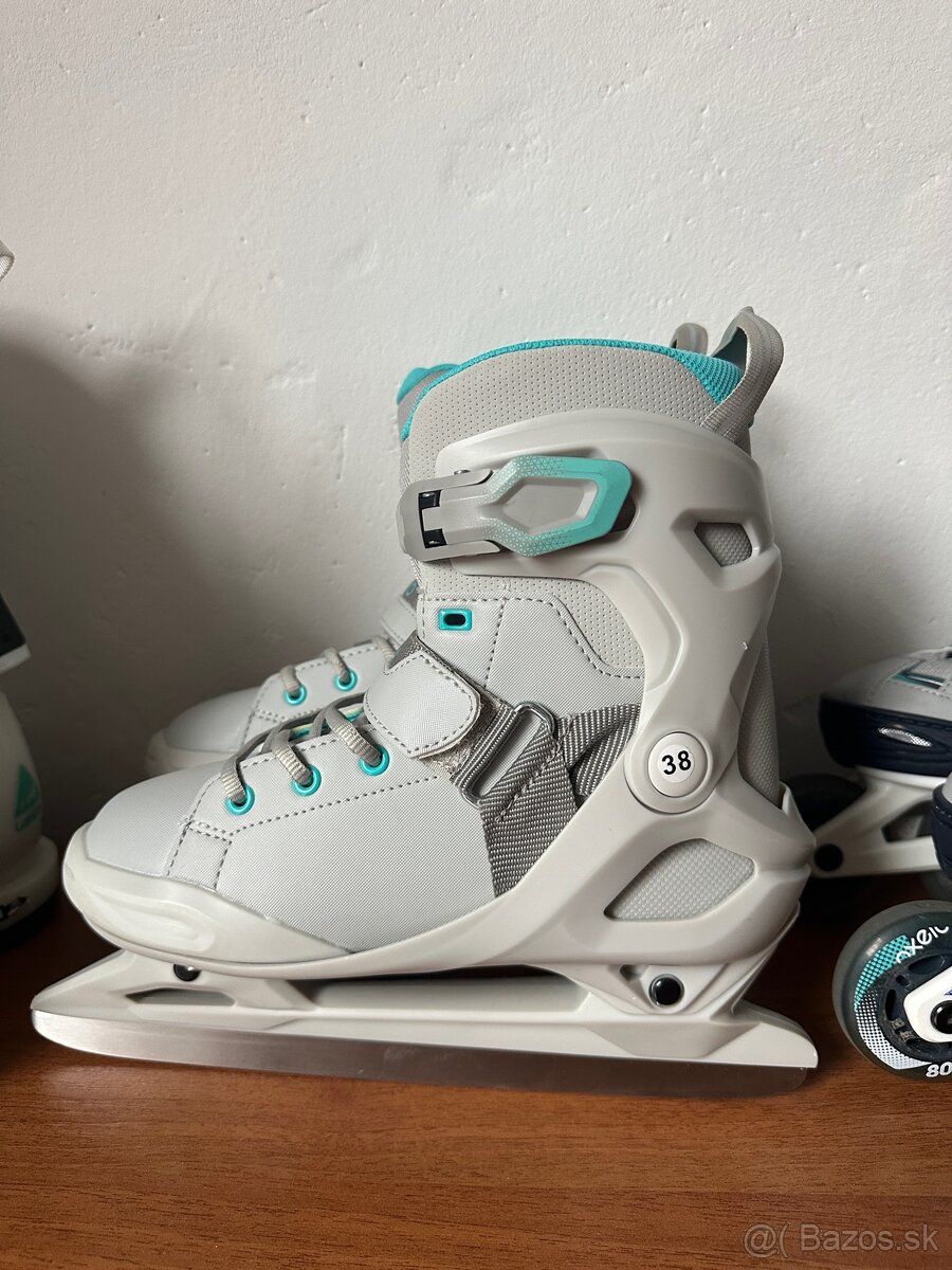 Lyžiarky, korčule a kolieskové korčule - 3