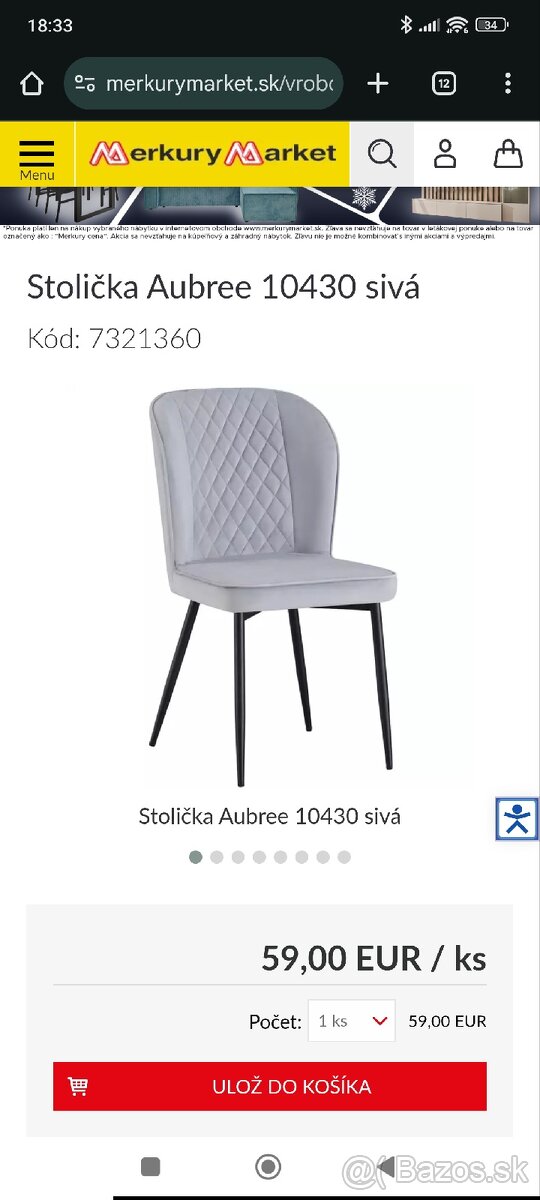 Jedálenské stoličky - 3