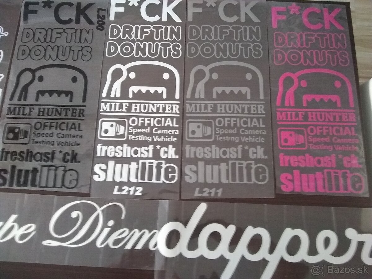 PREDÁM NÁLEPKY NA AUTÁ - 3