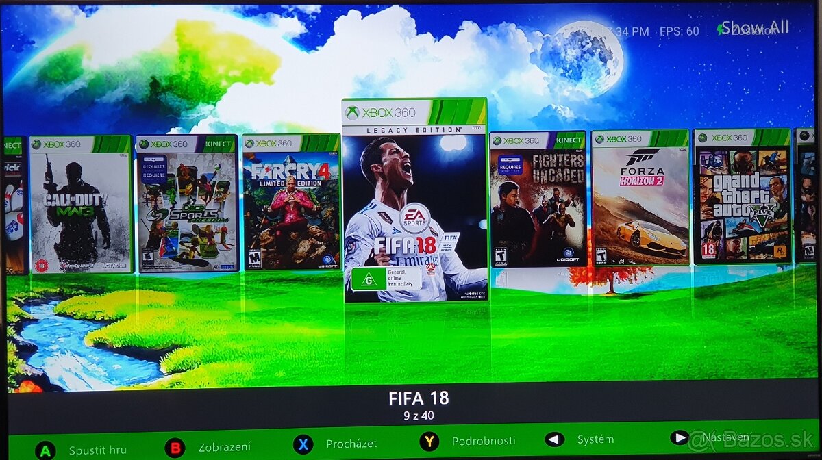 XBOX 360 RGH + kinect a 1 ovládačXBOX 360 RGH + kinect - 3