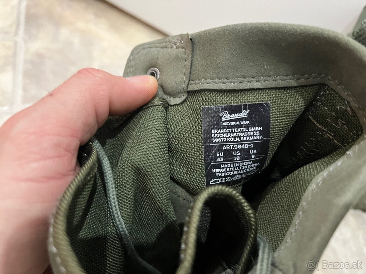 BRANDIT topánky Defense Boot Olivové - 3