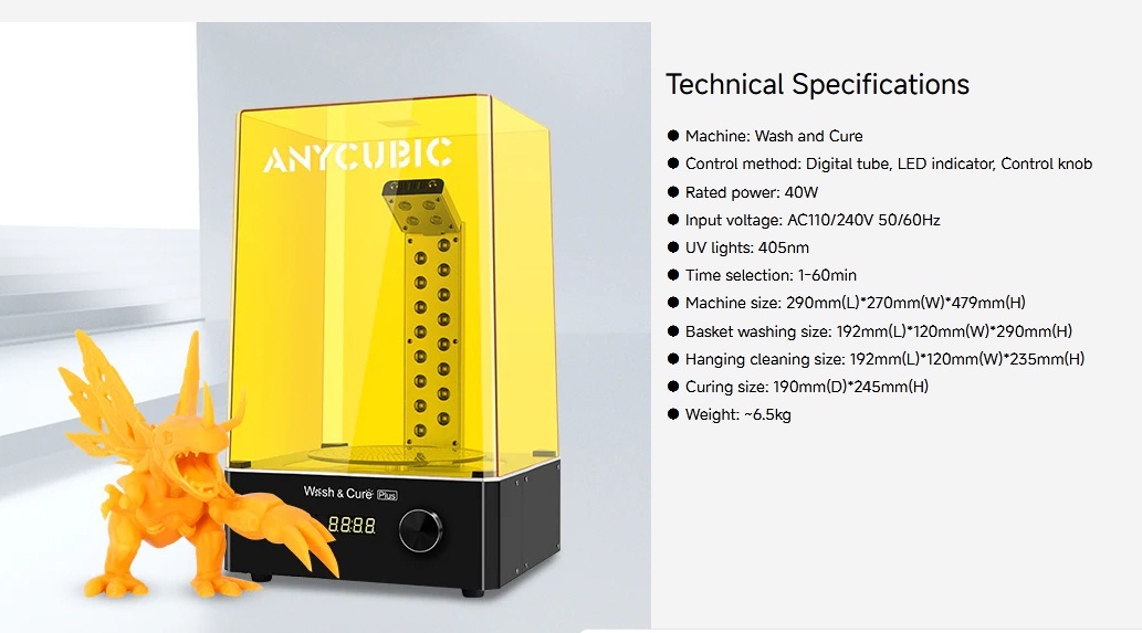 3D tlačiareň ANYCUBIC PHOTON MONO X + Wash and Cure - 3