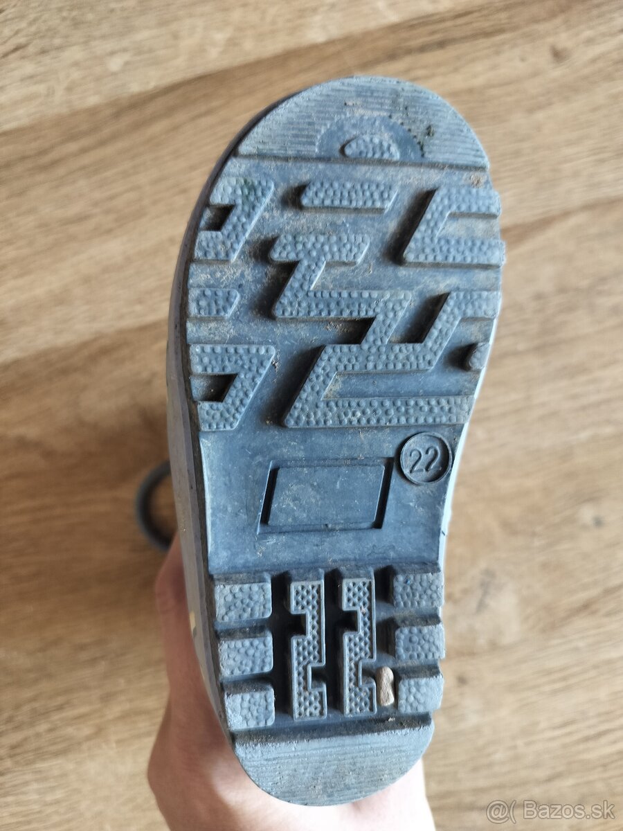 Zateplené čižmy 22 friboo - 3