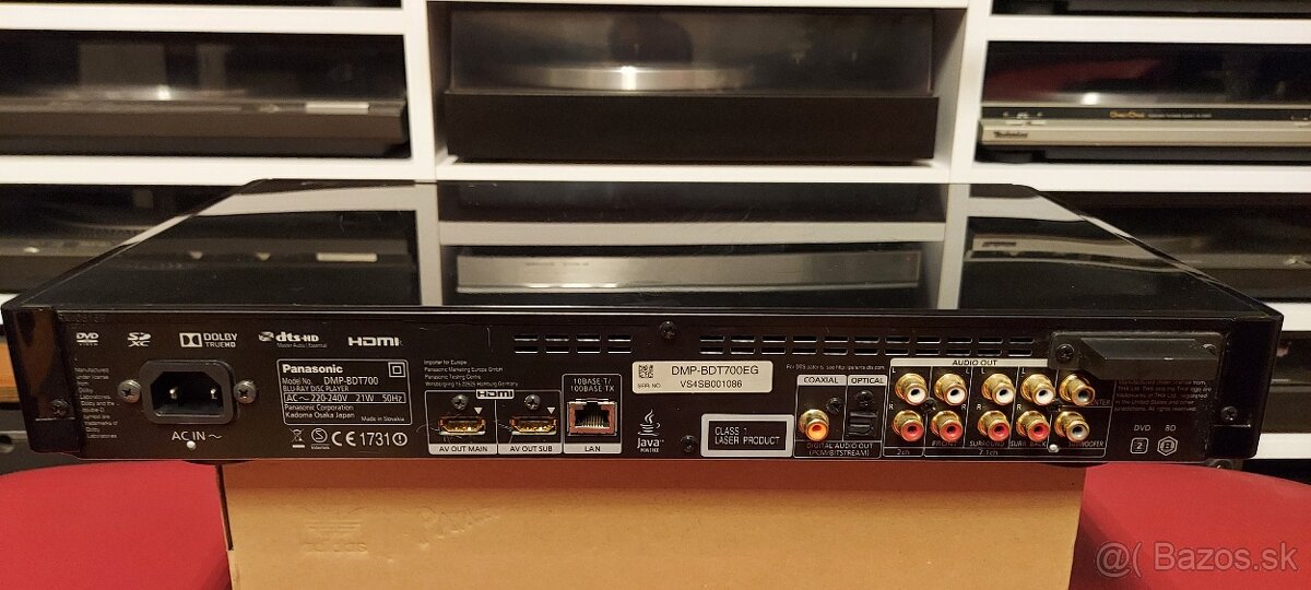 Predám Blue-Ray prehrávač Panasonic DMP-BDT700 - 3