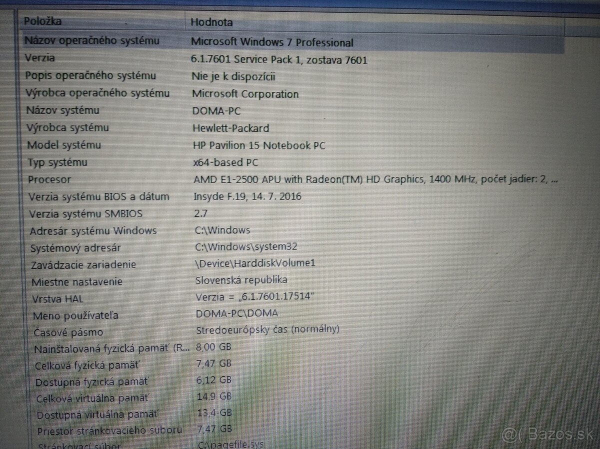 HP Pavilion 15, Model 15n057sc. - 3