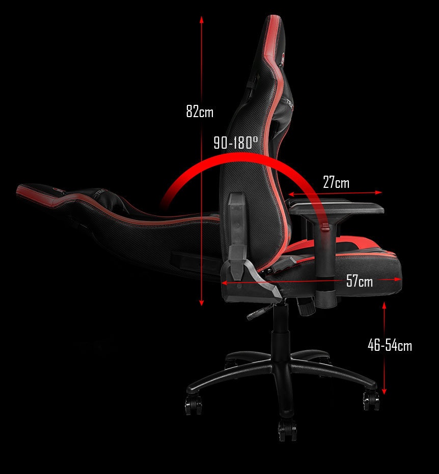 špičkové herné kreslo - stolička MSI - 3