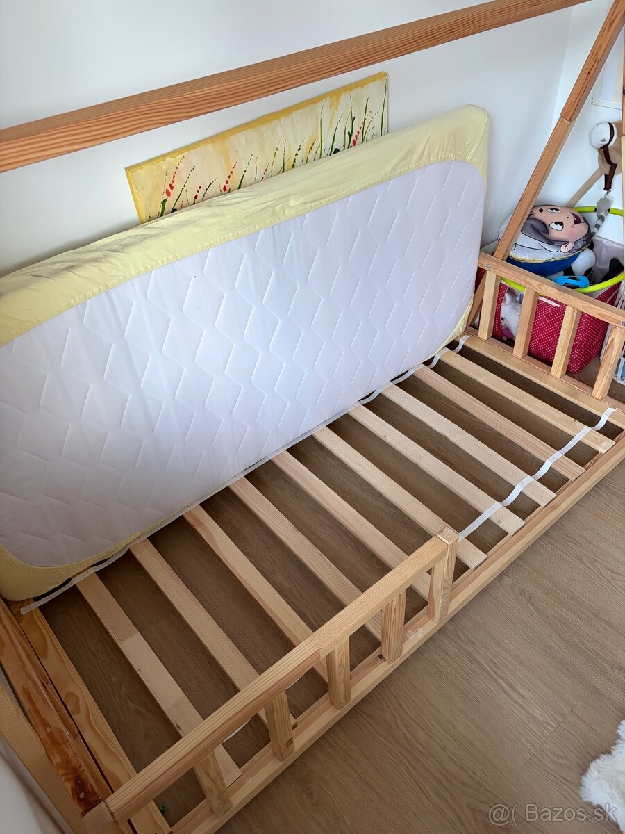 Detská posteľ - drevo masív tipi - 3
