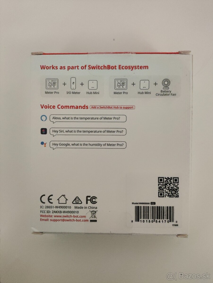 #L0300 SwitchBot Meter Pro – inteligentný teplomer a vlhkome - 3