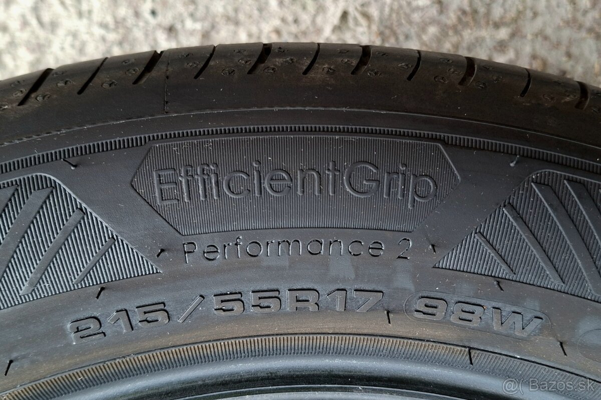 Predám 4ks letné pneu GoodYear EFFICIENTGRIP PERFORMANCE 2 2 - 3