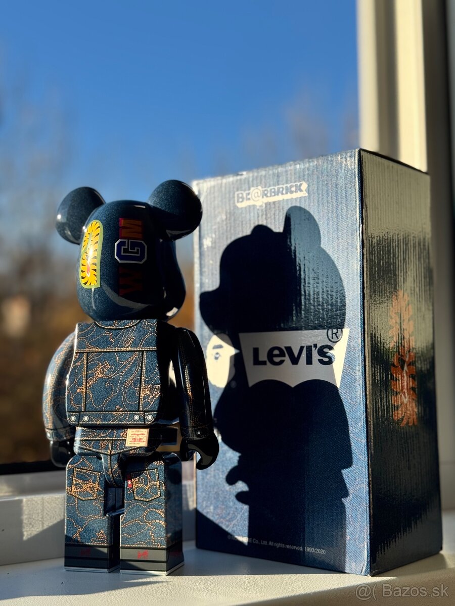 Bearbrick Bape x Levis 400% - 3