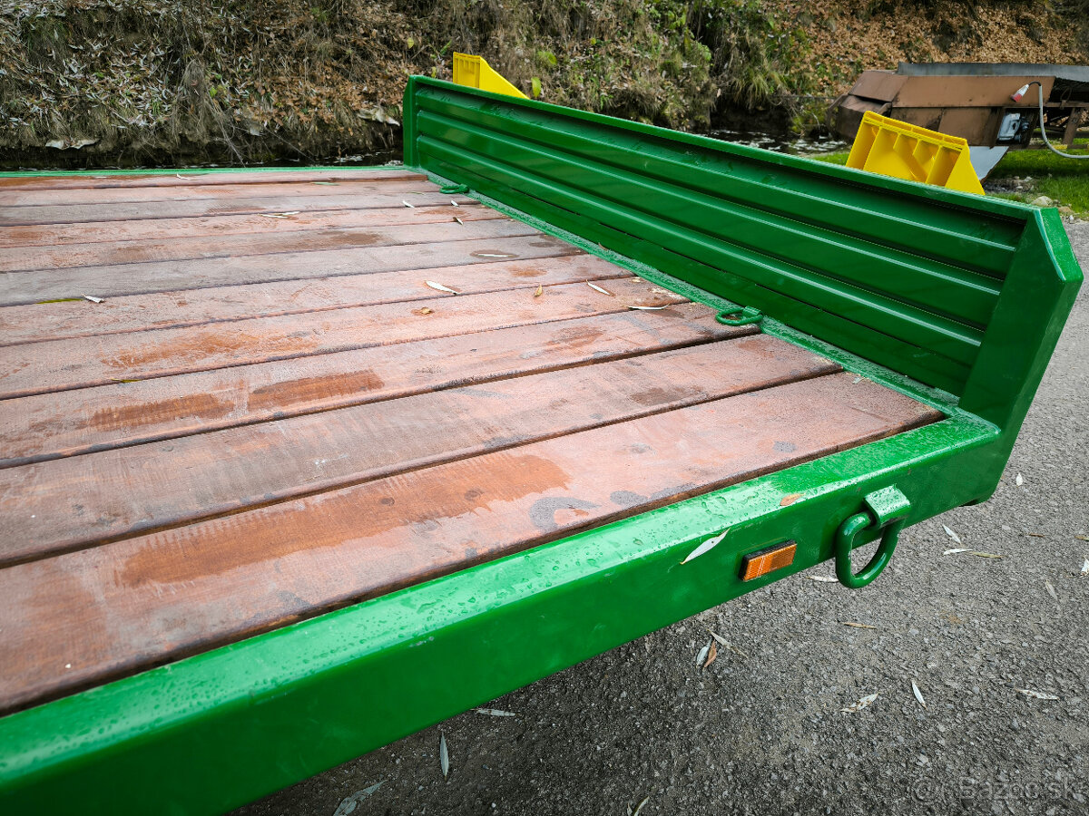 Nízkopodlažná/podvalníková traktorová vlečka,príves,náves. - 3