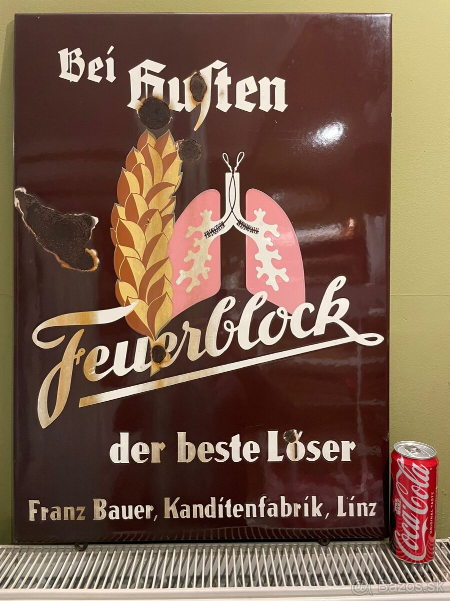 Staré reklamné smaltované tabule - 3