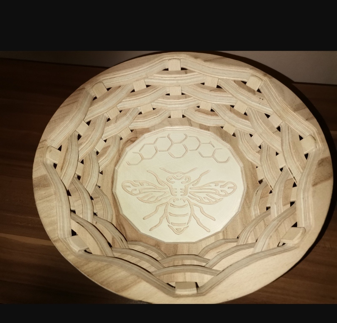 Košík drevený - 3