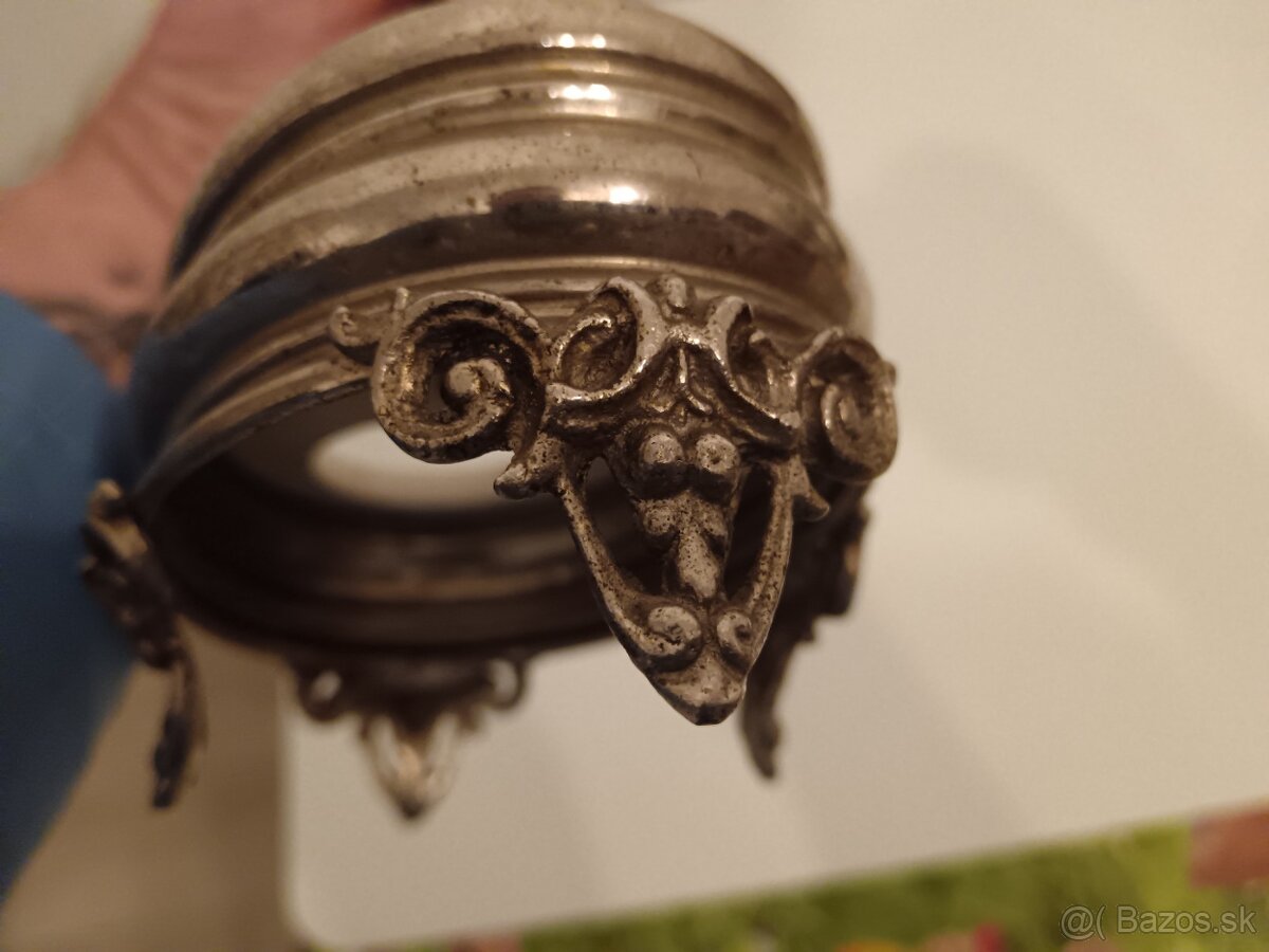 Starožitná porcelánová soľnička a korenička - 3