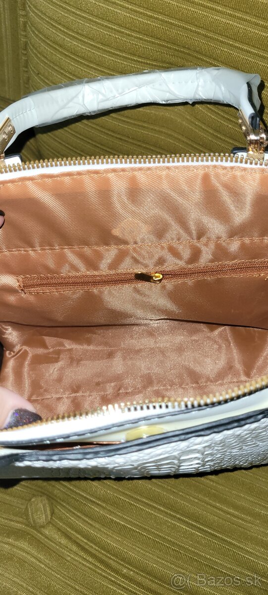 Biela elegantná kabelka - 3