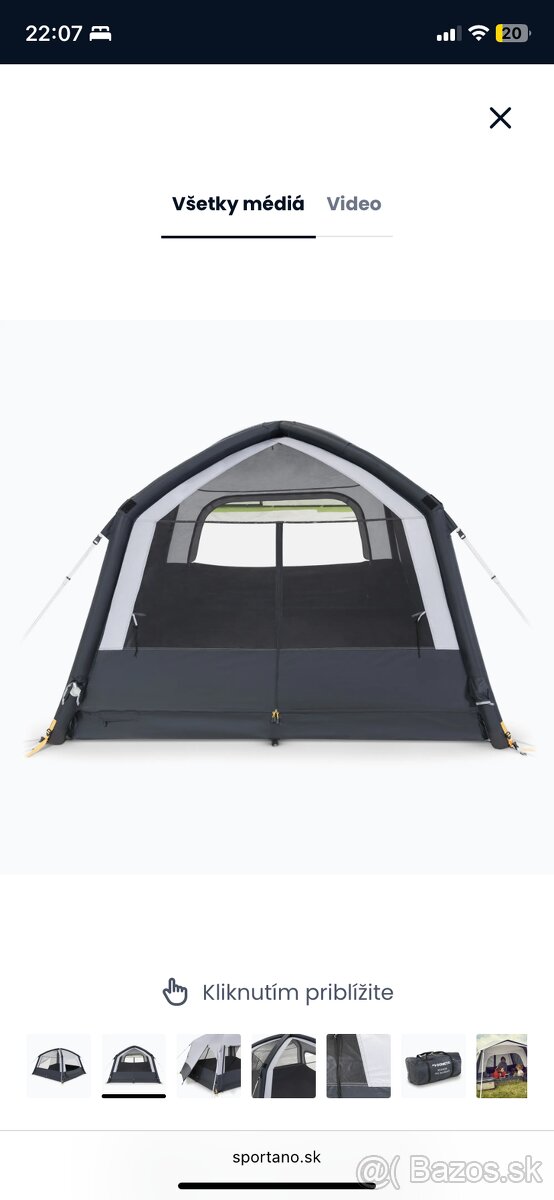 Nafukovací stan pre 4 osoby - 3