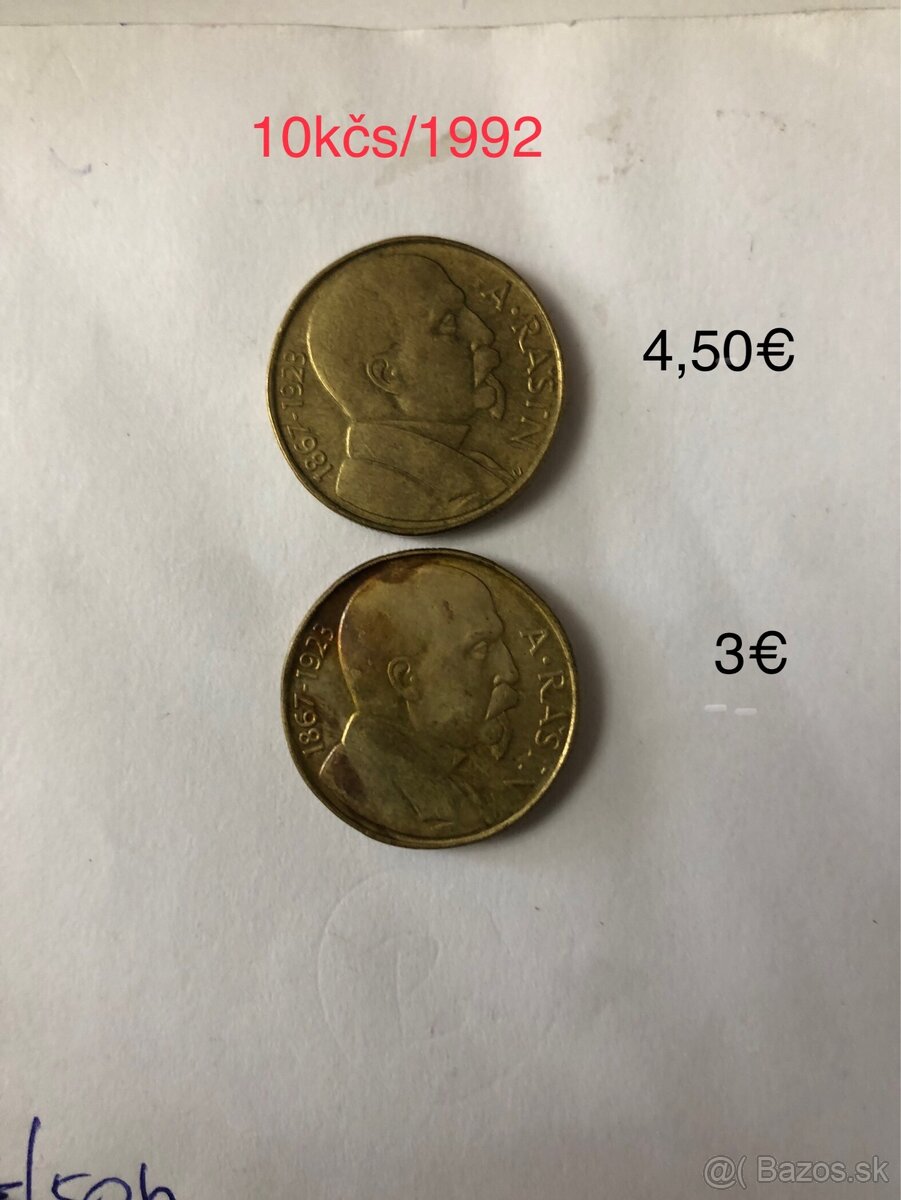 Mince 10kčs - 3