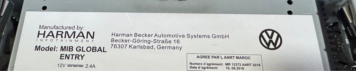 Rádio VW MIB Global Entry - 3