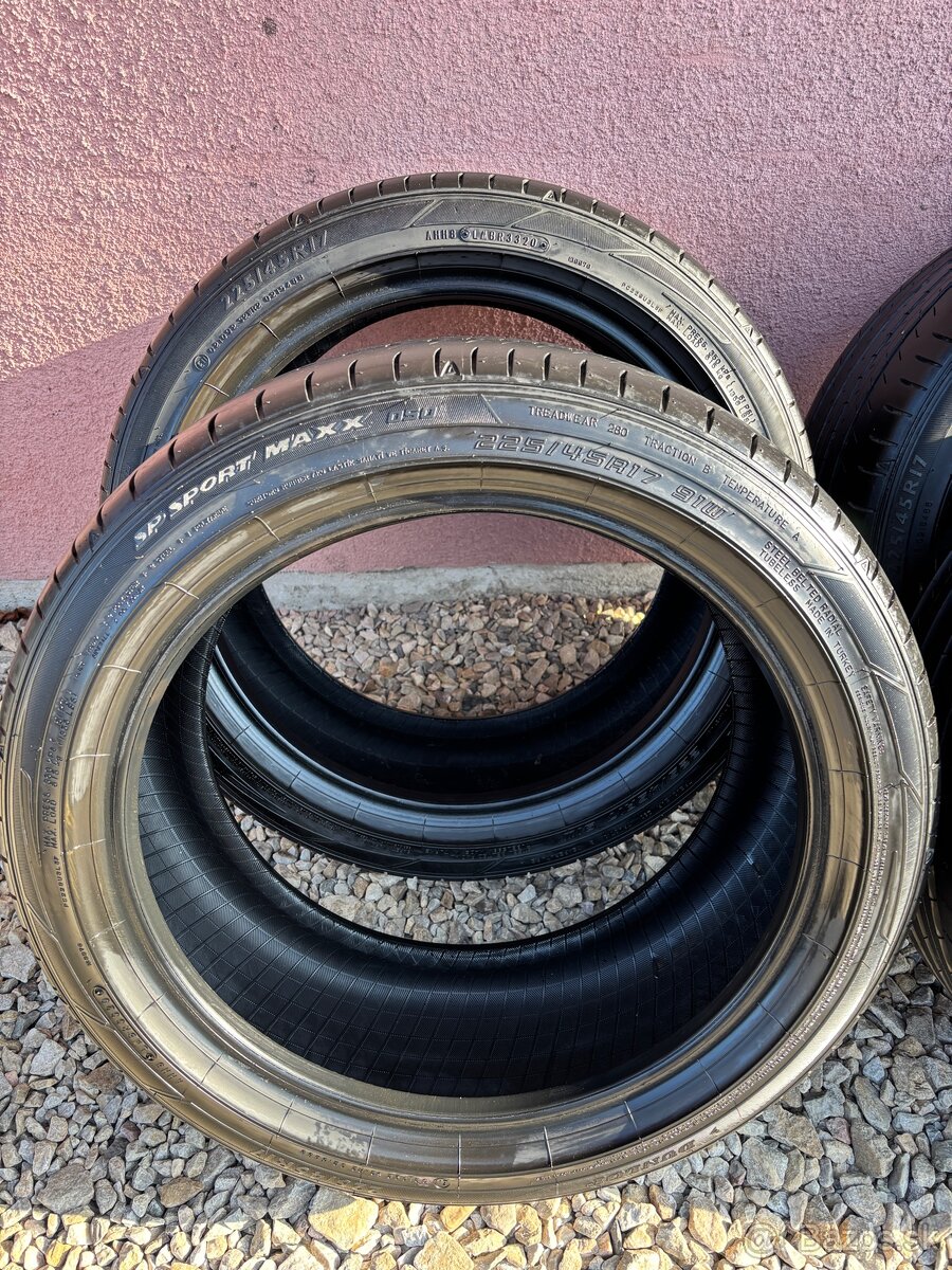 225/45 R17 Dunlop Sport maxx - letné - 3