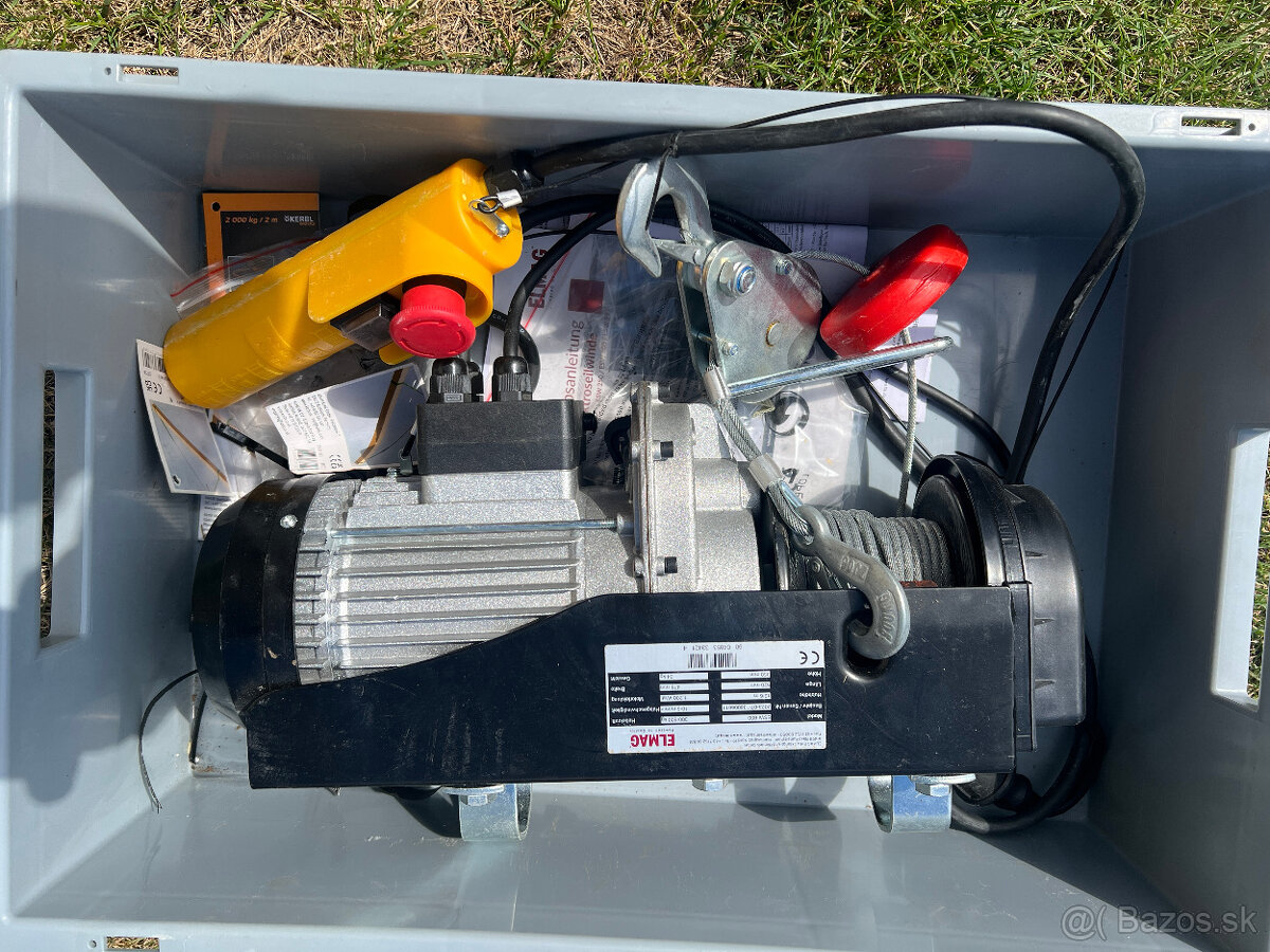 Elektrický lanový navijak ELMAG ESW 600 - 3