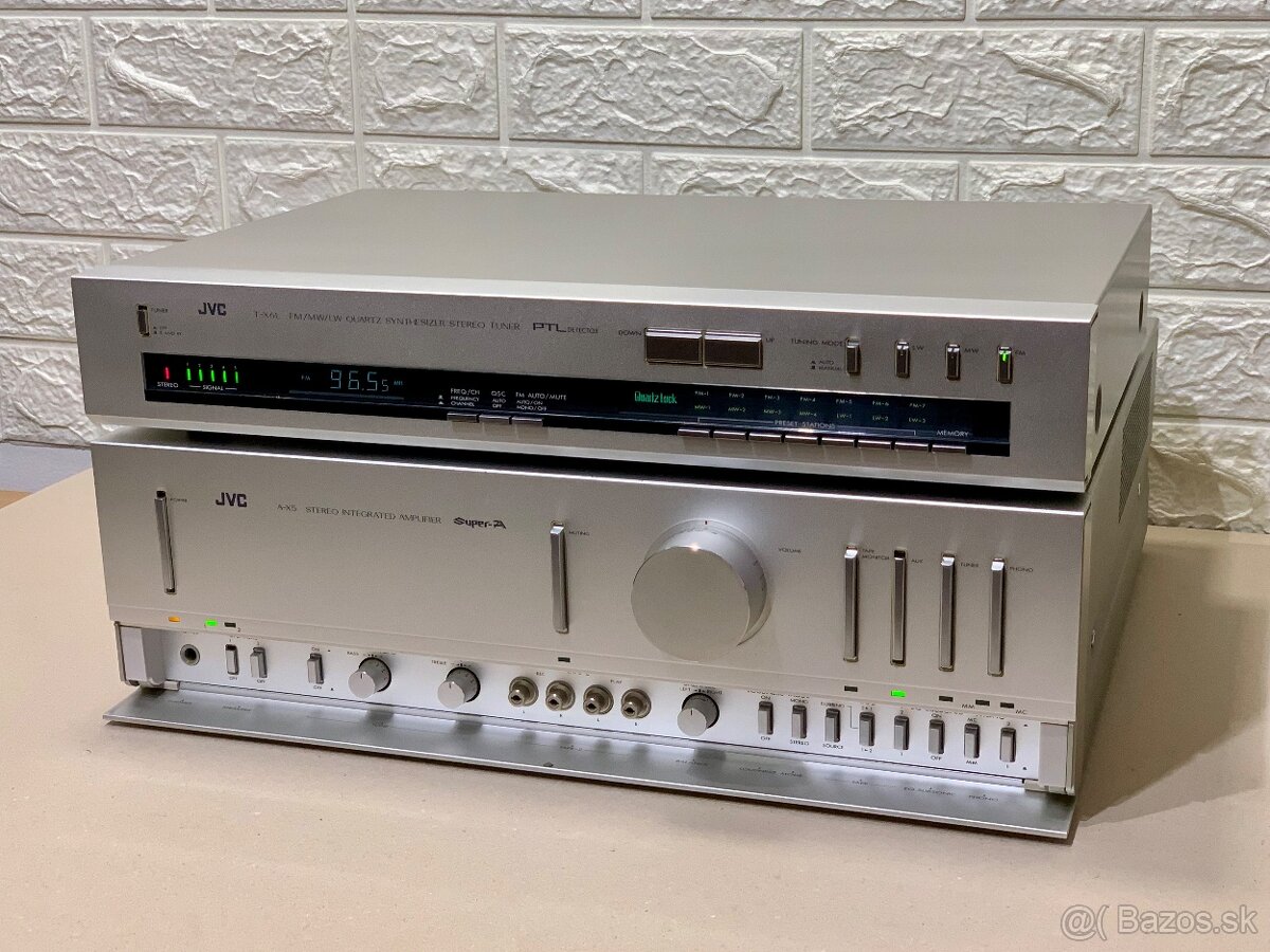 JVC A-X5 …. Stereo zosilovač. JVC T-X6L …. Stereo tuner - 3