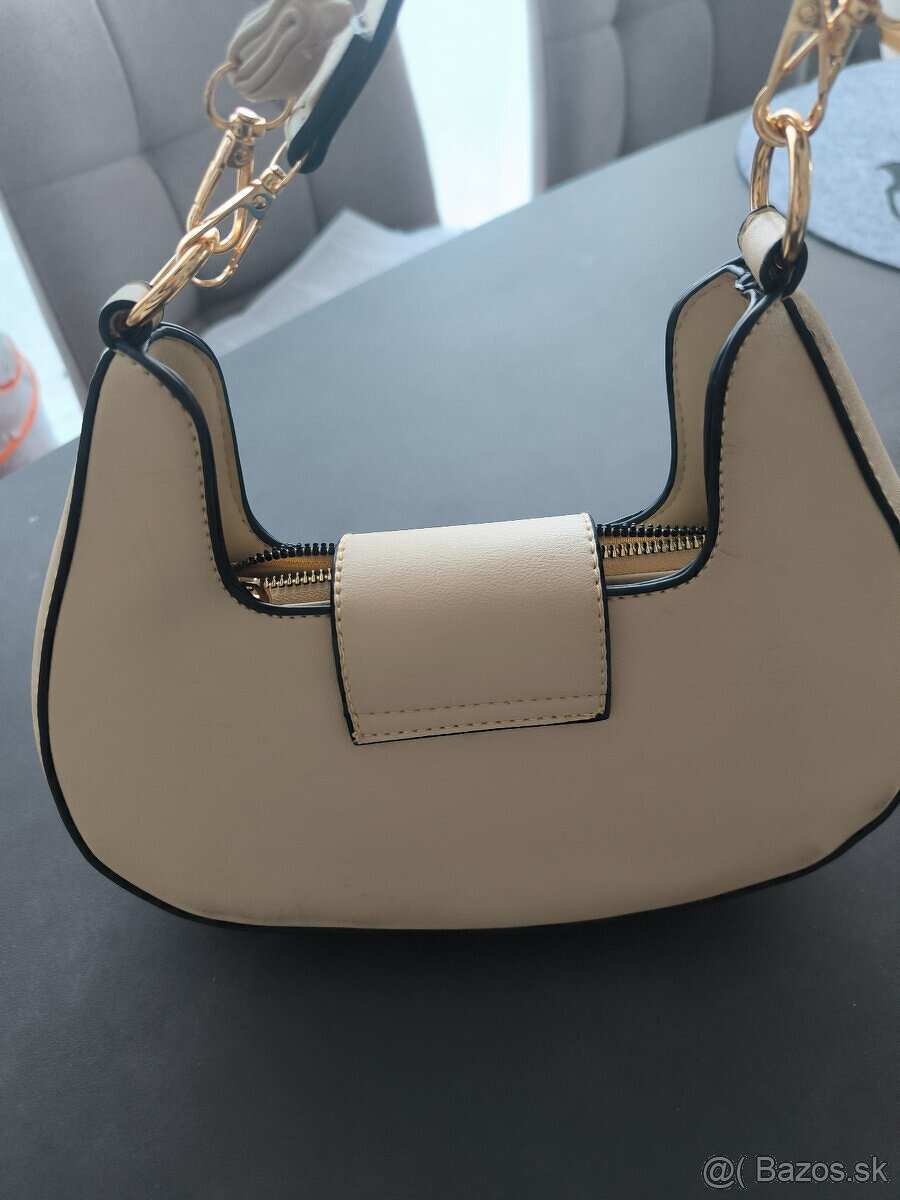 Nová béžová kabelka z Turecka imitácia značky LV, vnútri dve - 3