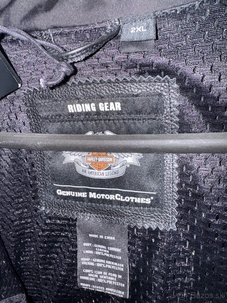 Kožená bunda a vesta Harley davidson - 3