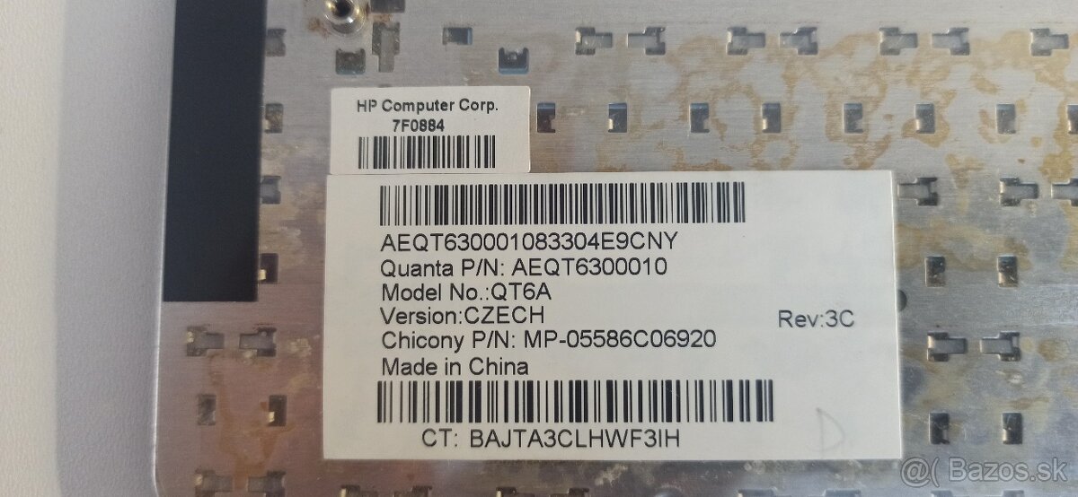 Klávesnica HP DV5 - 3