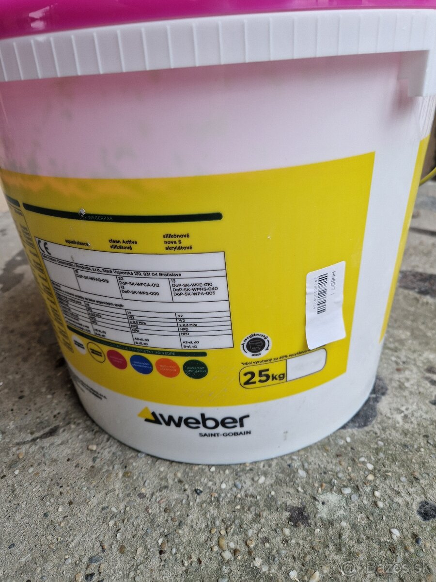 Fasádna omietka Weber 25kg - 3