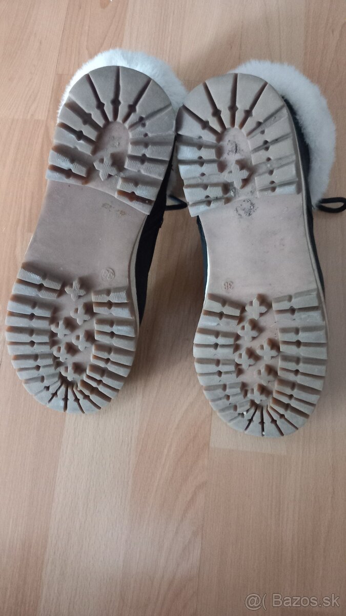 Zateplené čižmy č. 36 - 3