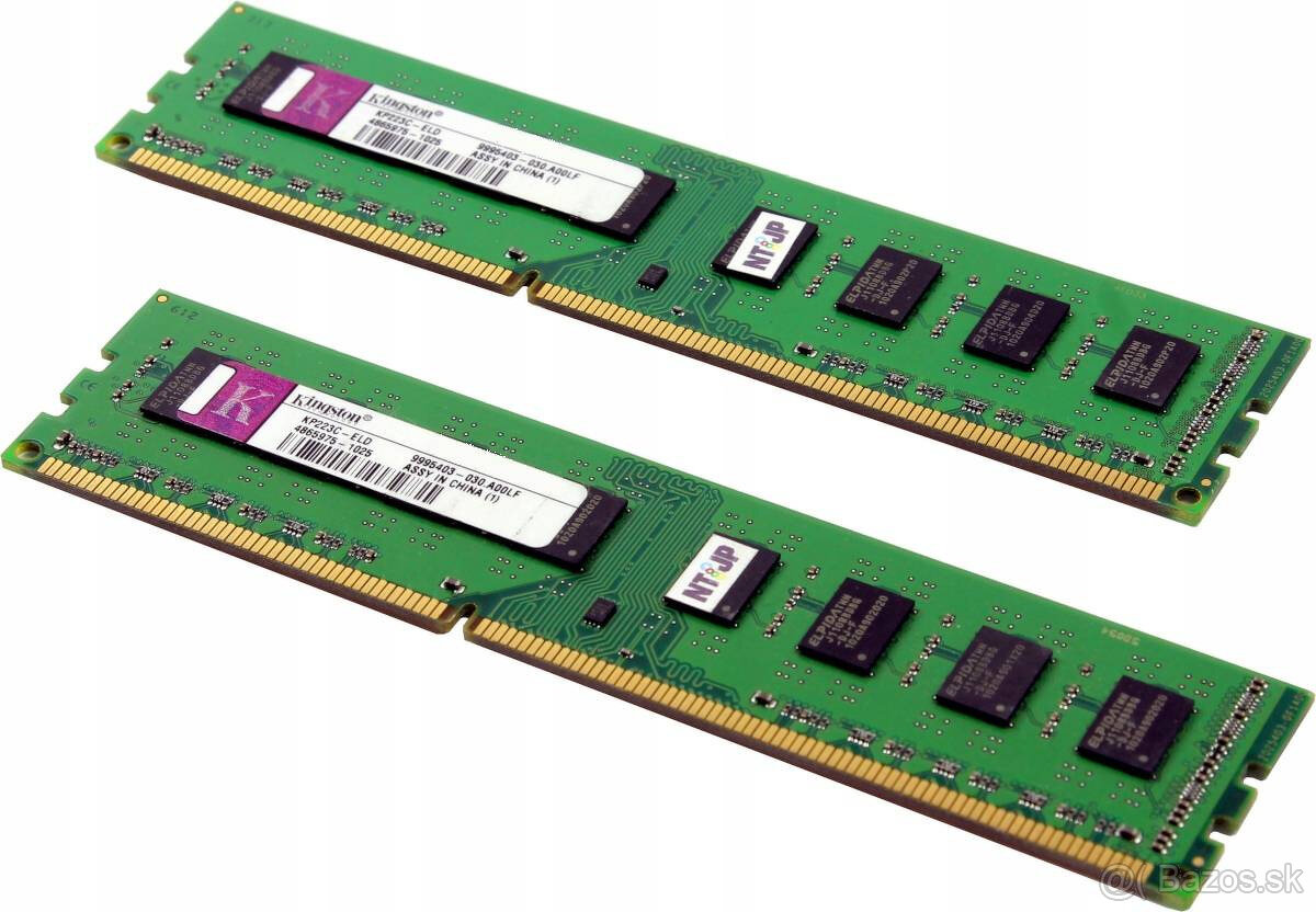 MB RAM:RAM Kingston 4GB 1600 - 3