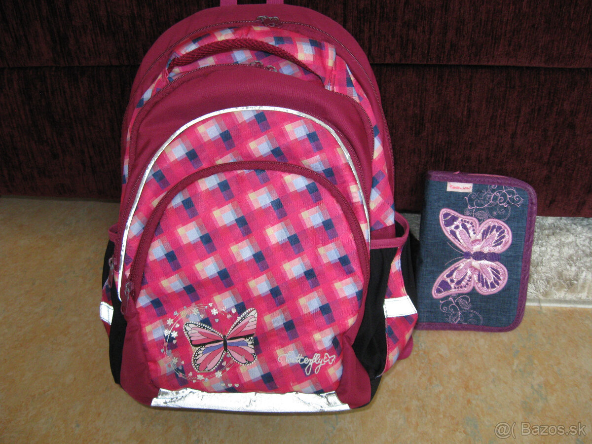 Skolska taska Stil Butterfly + peracnik - 3