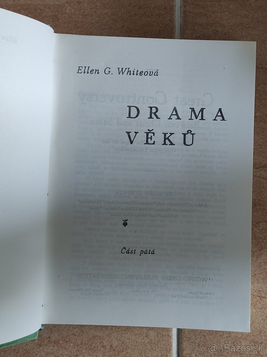 Predam knihu Drama veku - Elen G. Whiteova - 3