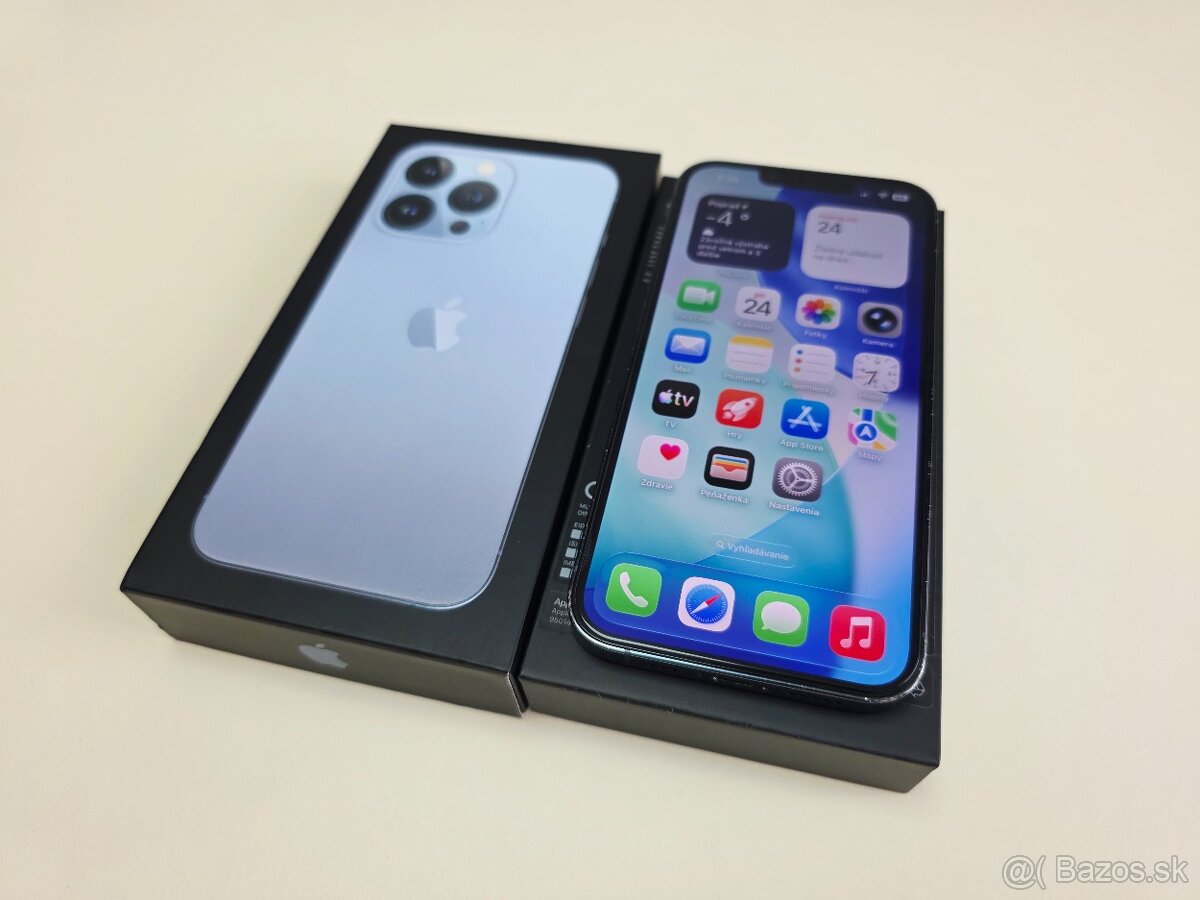 Apple iPhone 13 PRO 128GB SIERRA BLUE,BATERKA 100% - 3