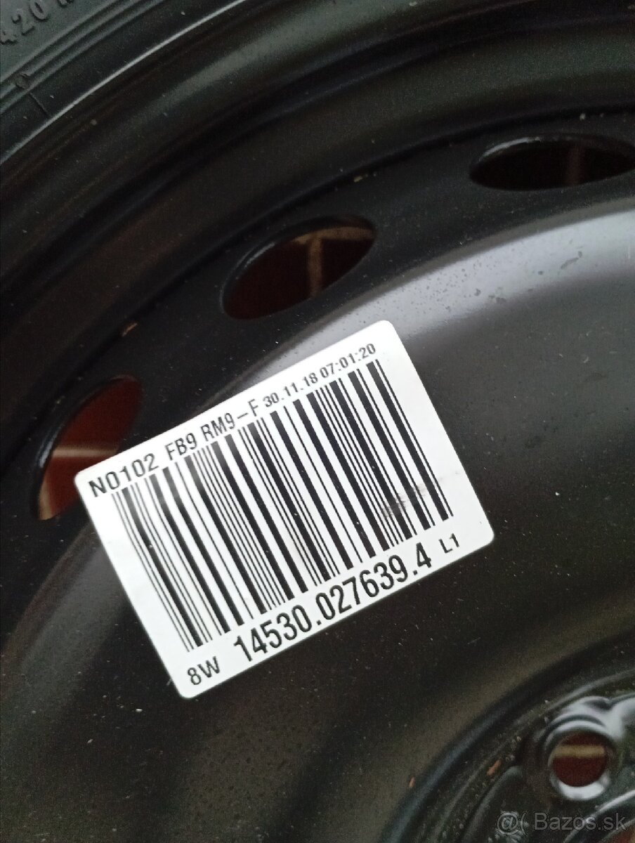 Originálna rezerva Audi A4 Avant (B9) - 125/70 R19 - NOVÁ - 3