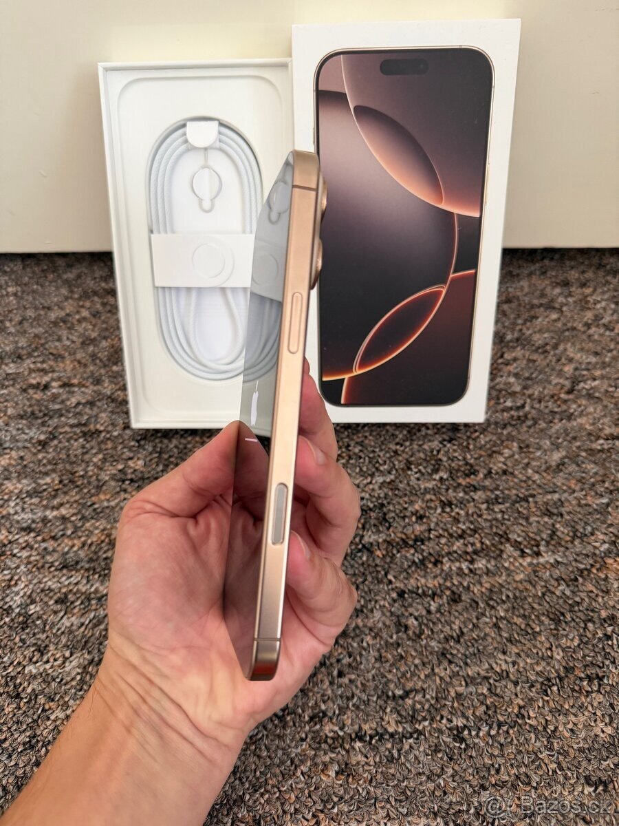 Predám iPhone 16 Pro 256 GB púštny titán Desert Titanium - 3