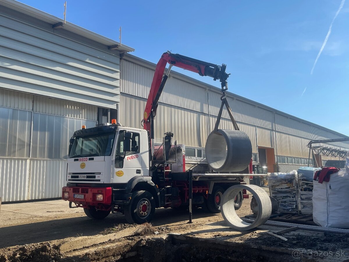 Iveco 6x4 trojstranný vyklapač + Hydraulicka ruka - 3